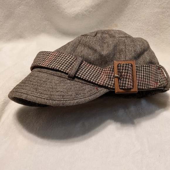 Pistil Wool Mix Women's Herringbone Hat - Brown - Picture 3 of 6